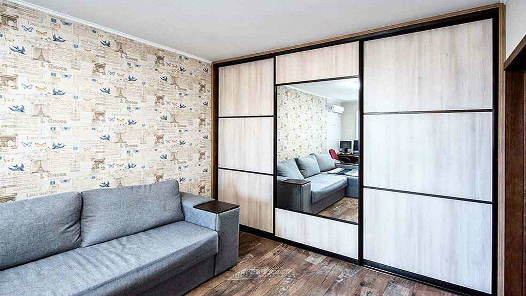 100 идей дизайна: шкаф-купе в прихожей, гостиной и спальне на фото