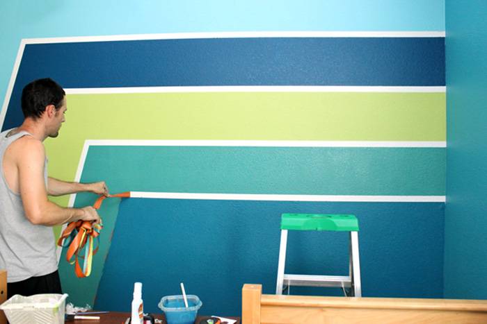 Как покрасить стены в полоску. мастер класс, 30 фото - каталог статей на сайте - домстрой