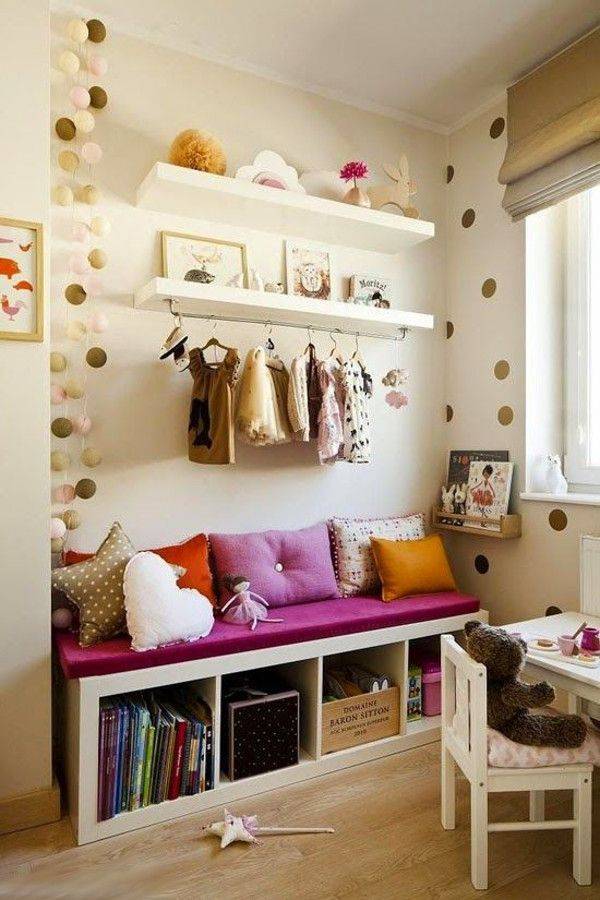 Хранение и порядок в детской комнате: полезные советы и интересные хитрости по размещению вещей