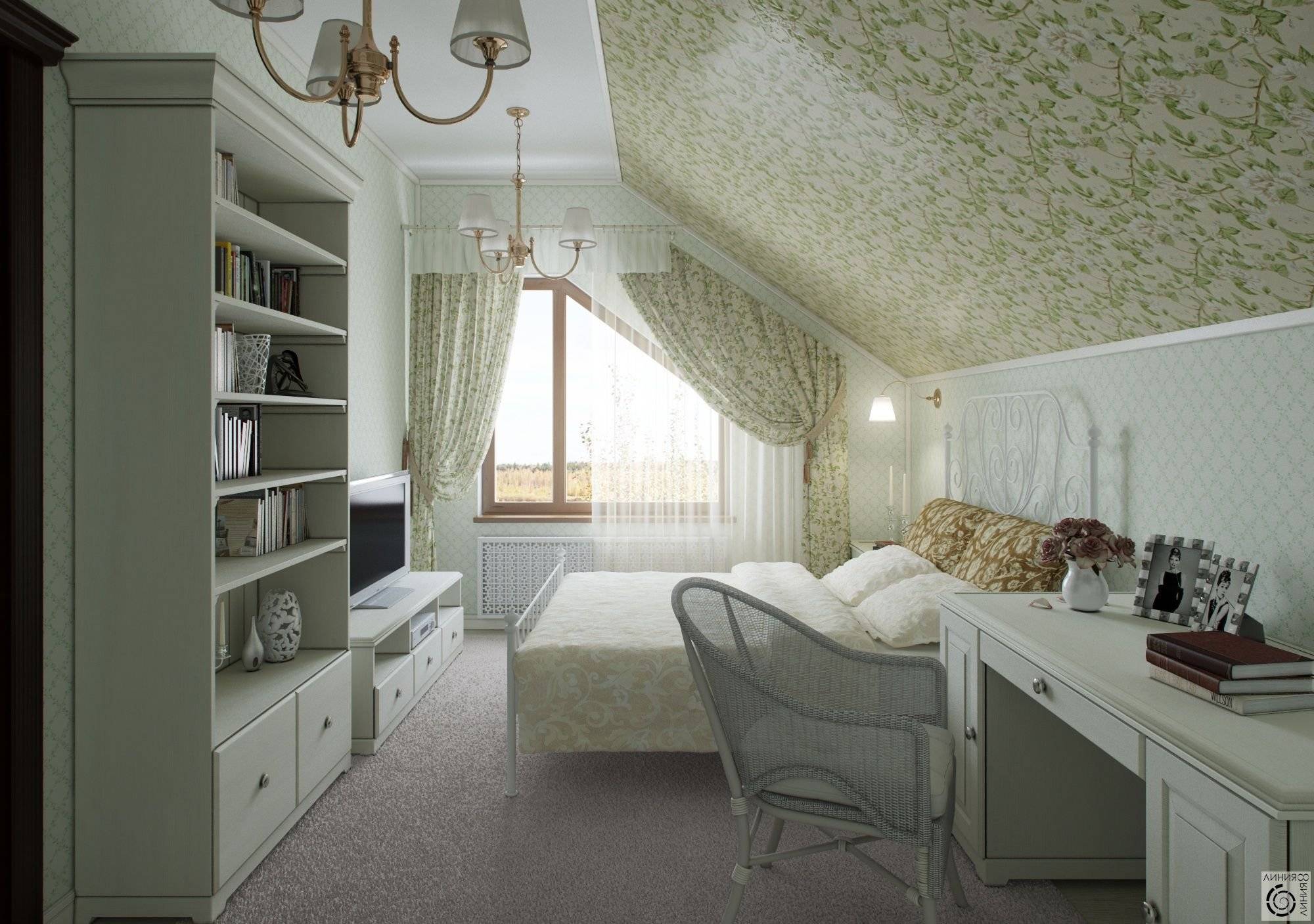 Спальня на мансарде: дизайн интерьера, лучшие идеи, фото, варианты оформления