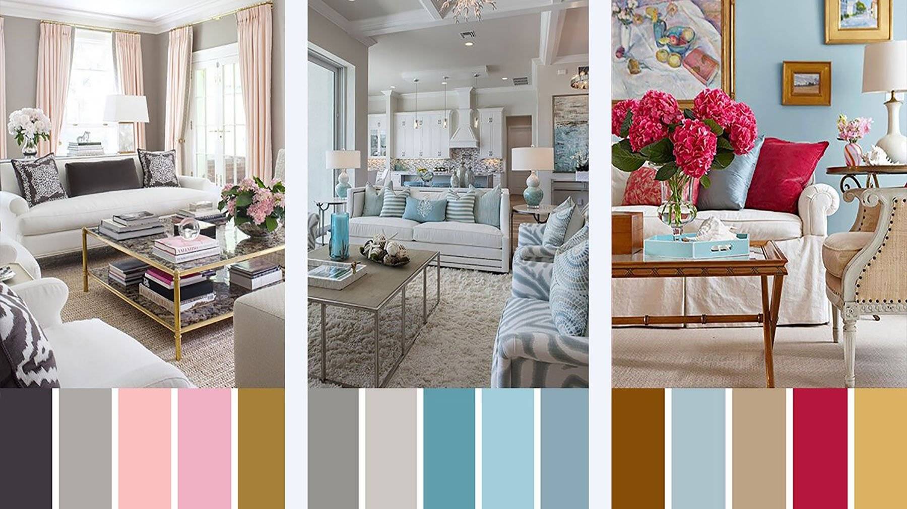 Теплые цвета в интерьере комнаты: сочетание с холодными - 34 фото