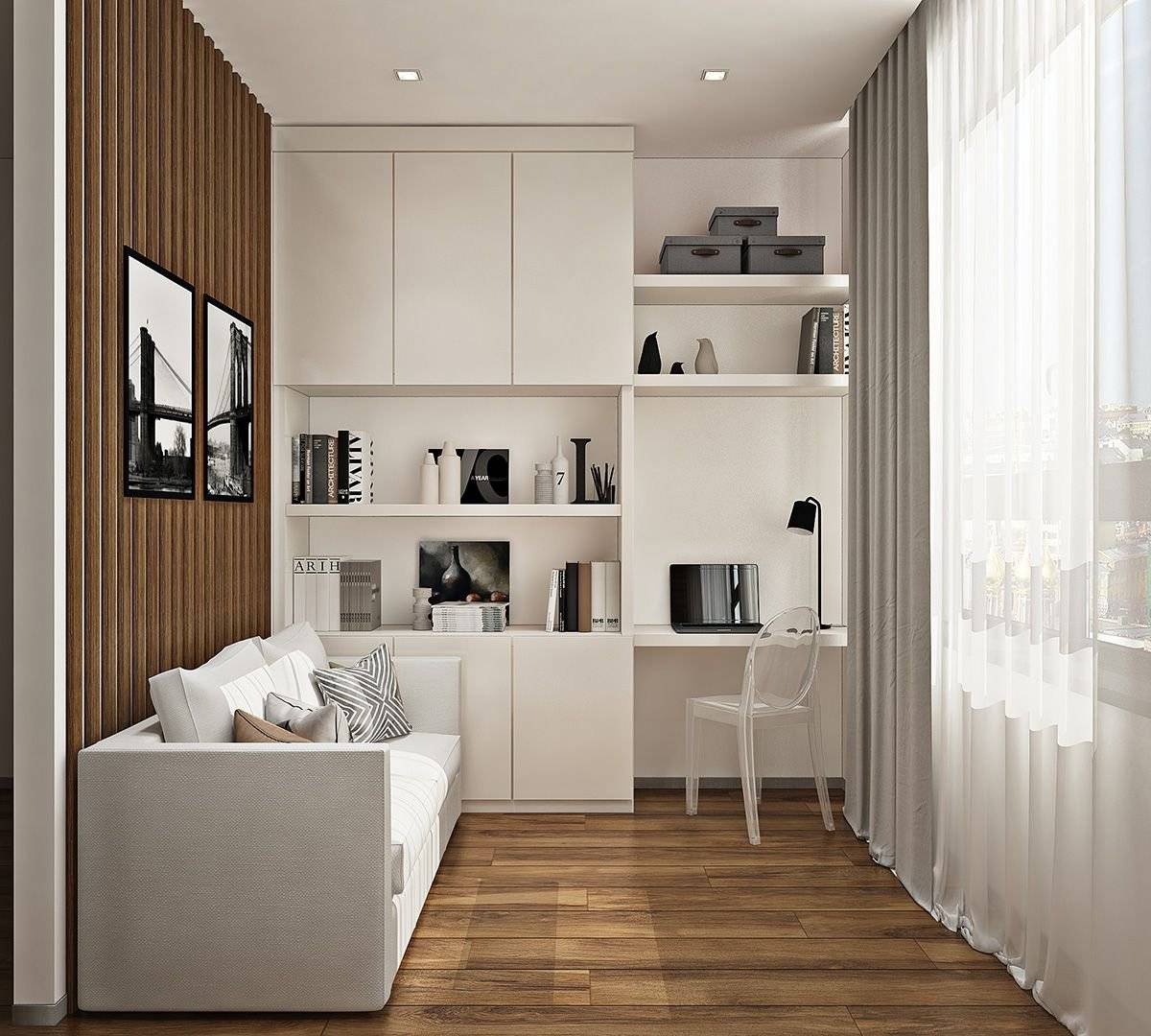 Современные интерьеры маленьких квартир: 14 дизайн-проектов