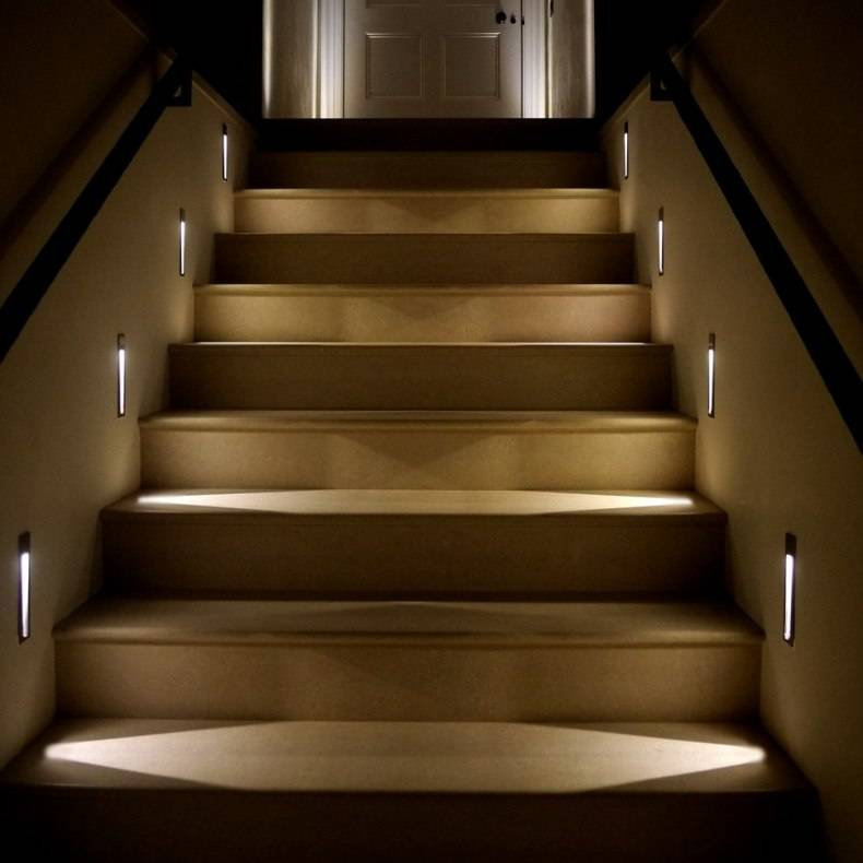 Подсветка лестницы на ступенях: как сделать с датчиком движения своими руками