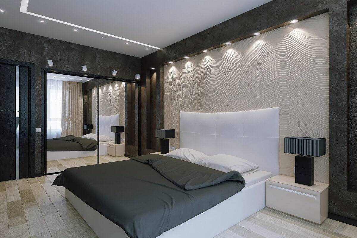 Спальня в стиле хай-тек: 200 фото идей дизайна в стиле hi-tech