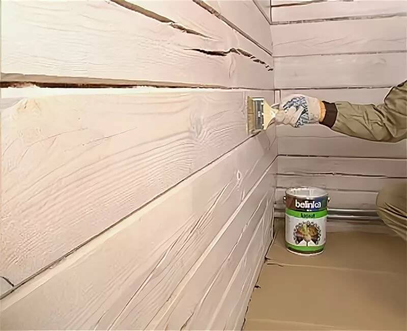 Покраска внутри деревянного дома: искусственные и натуральные покрытия