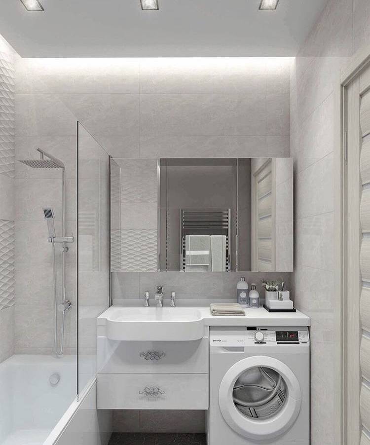 7 советов по оформлению дизайна ванной комнаты на 3 кв. метра (100+ реальных фото)