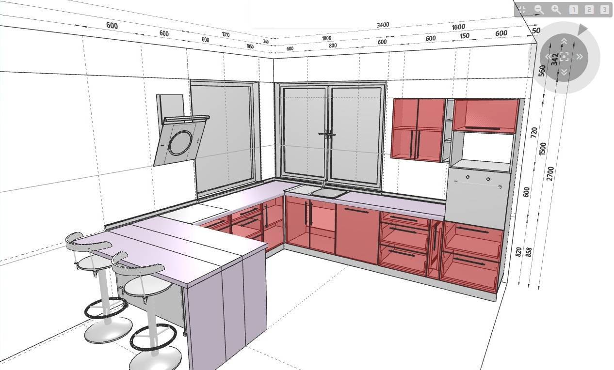 Как спроектировать кухню в он-лайн конструкторе – 10-шаговая инструкция
