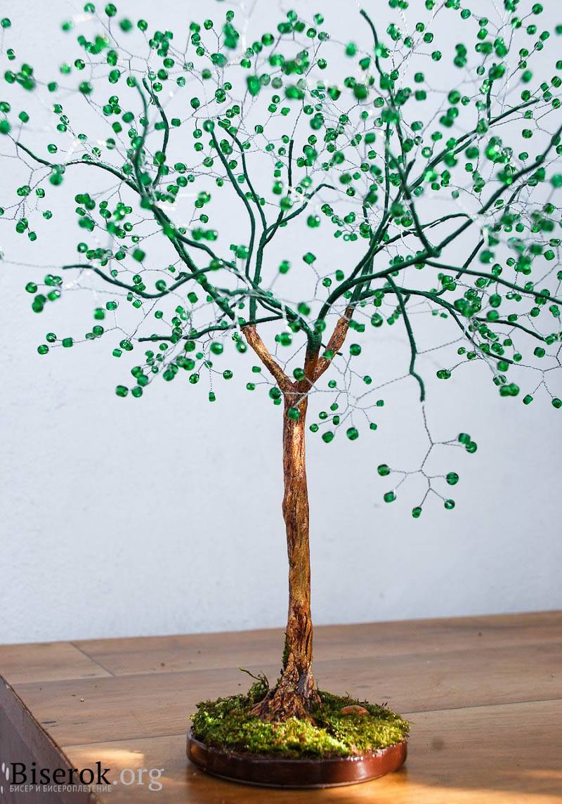 Бонсай топиарий ёлка мастер-класс моделирование конструирование макеты деревьев клей краска поролон проволока