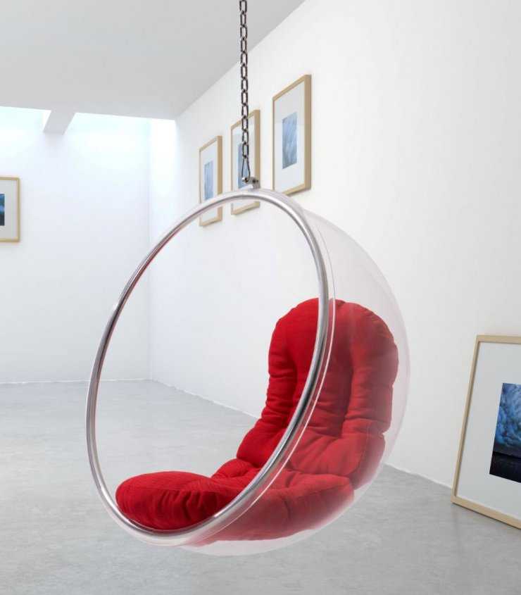 Подвесное кресло – современные новики и правила применения в современном дизайне (105 фото-идей)