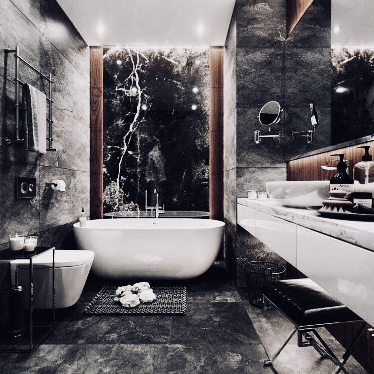 Плитка для ванной комнаты: фото дизайн 2019 года