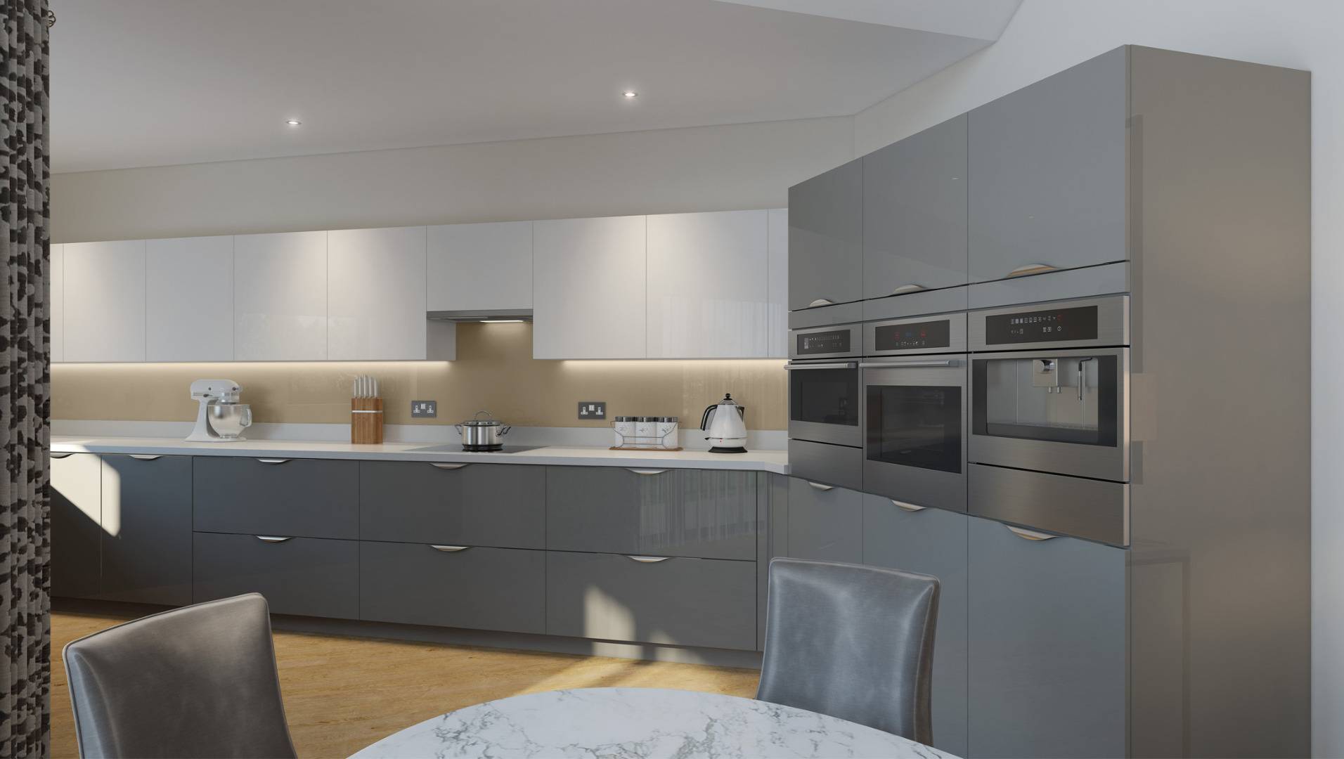 Дизайн кухни 9 кв м, 55 фото интерьера, удобная планировка кухни в 9м²