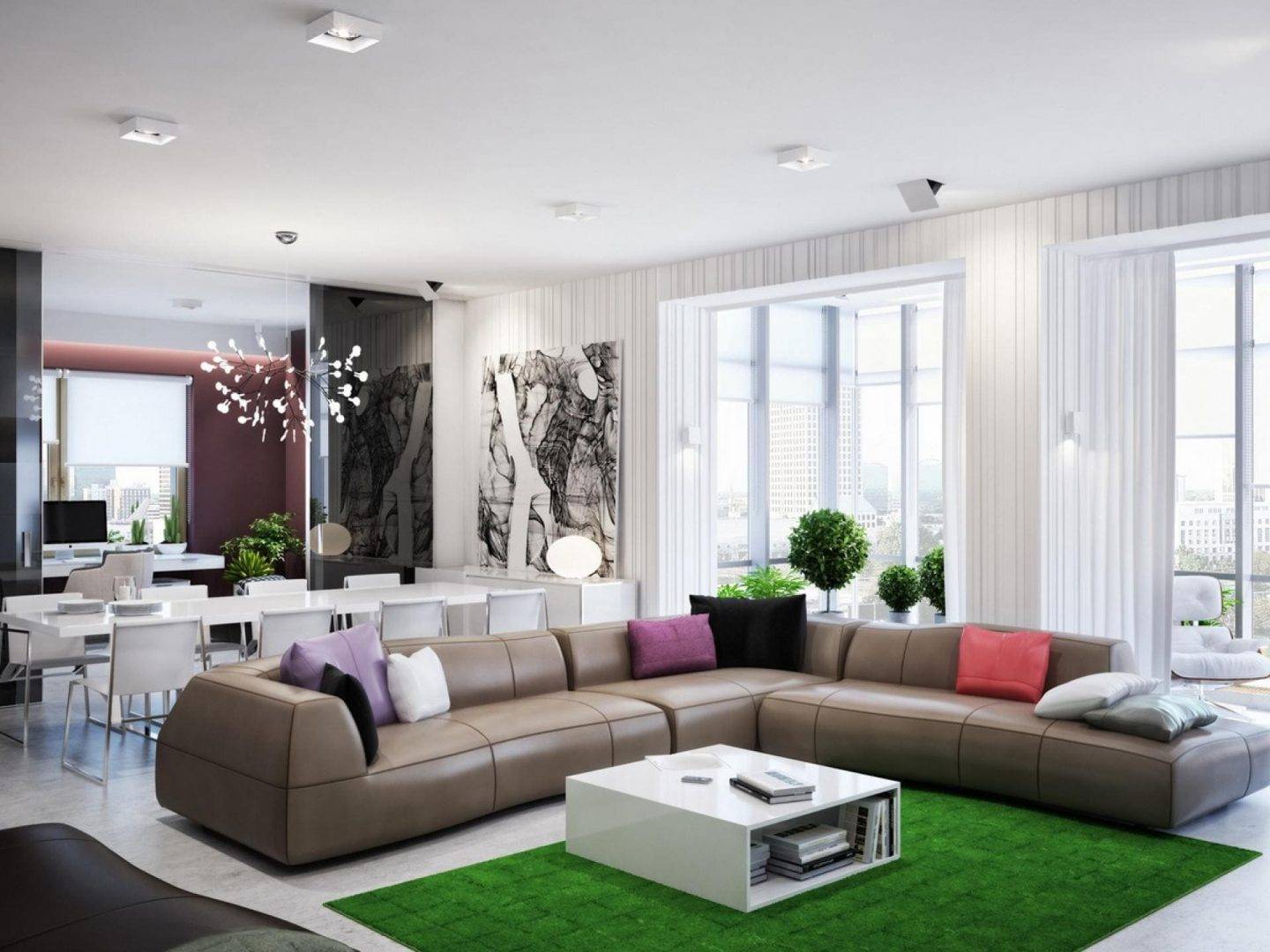 76 идей дизайна гостиной в стиле модерн — фото реальных интерьеров и советы