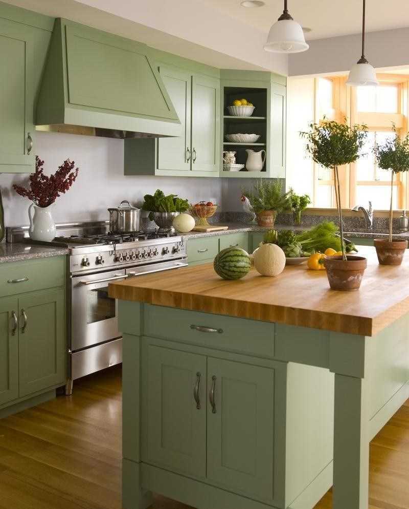 Оливковая кухня – 10 советов для удачного дизайна