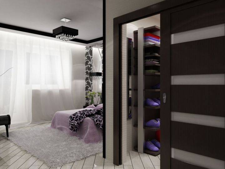 Гардеробная в спальне - варианты размещения и идеи дизайна раздевалок или гардеробов