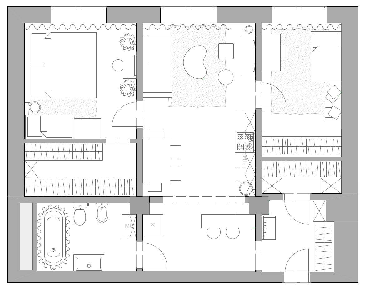 Планировка «сталинки» (56 фото): идеи ремонта 2 комнатной квартиры в сталинских домах, интерьер «сталинок» и дизайн комнат