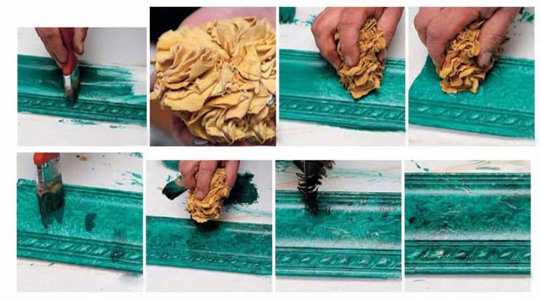 Покраска потолочного плинтуса из пенопласта: пошаговая инструкция