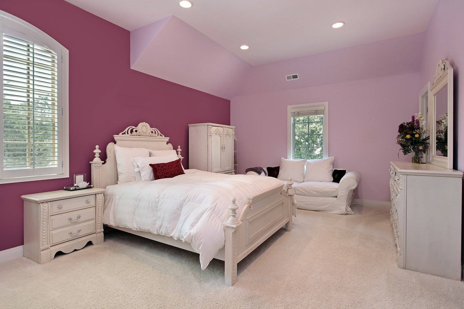 Цветовые решения в спальне, выбор лучшего цвета, удачные сочетания цветов в оформлении спальни по фен шуй.