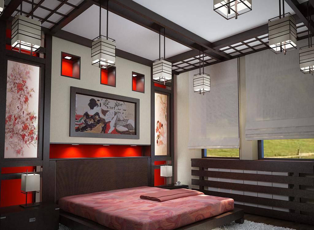 Китайский дизайн интерьера > фото идей китайского стиля в интерьере комнат