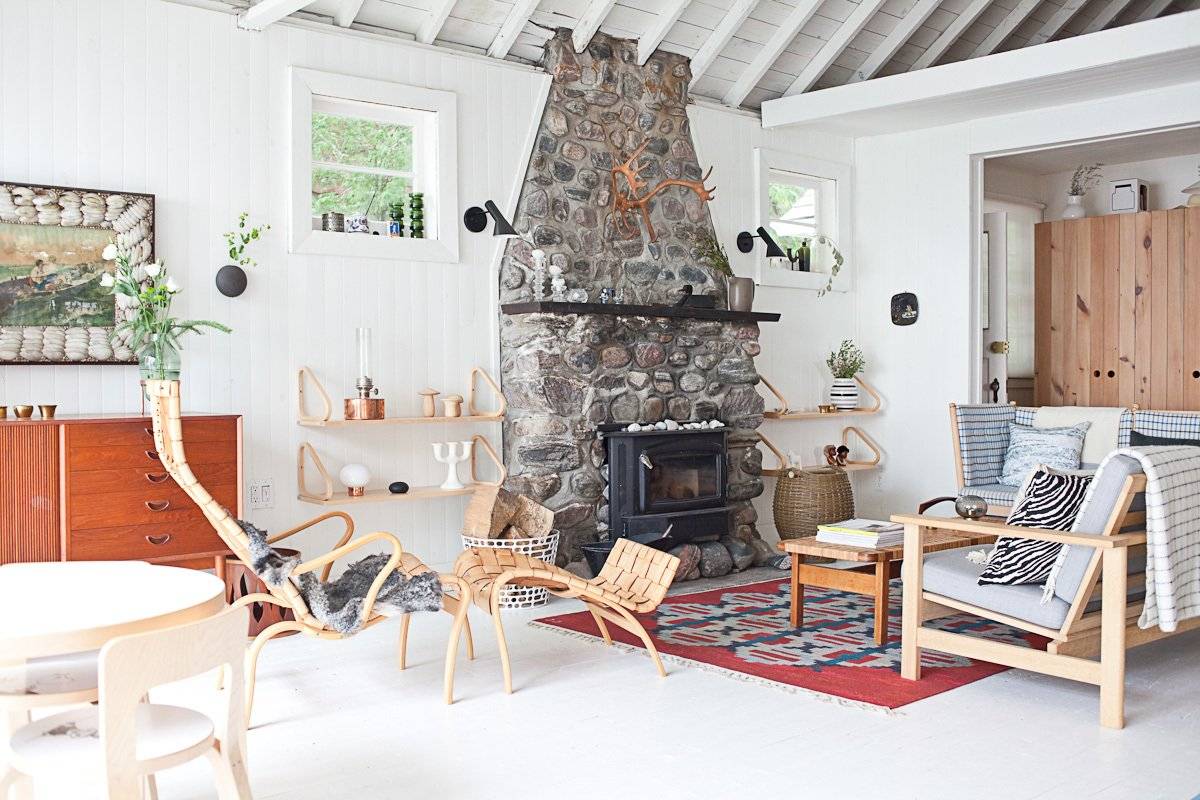 Интерьер (interior) загородного дома в скандинавском стиле — фото интерьеров студии «а8»