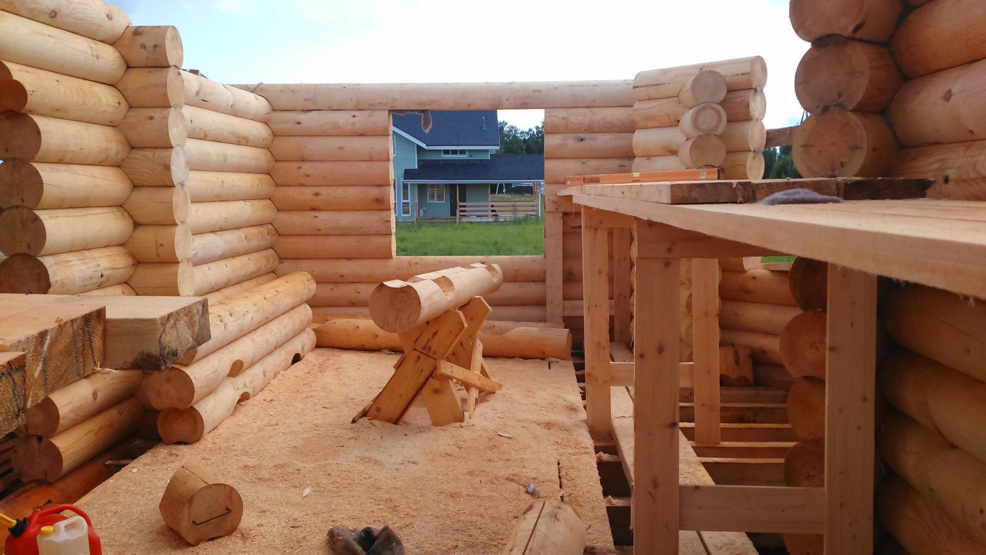 Строительство домов из бревна: как построить недорогой, качественный и экологичный дом