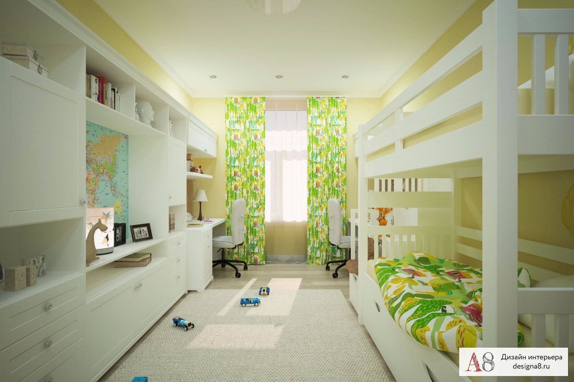 Дизайн детской для мальчика и девочки: требования к комнате, как правильно обустроить интерьер и подобрать мебель для двоих разнополых детей, декор, зонирование