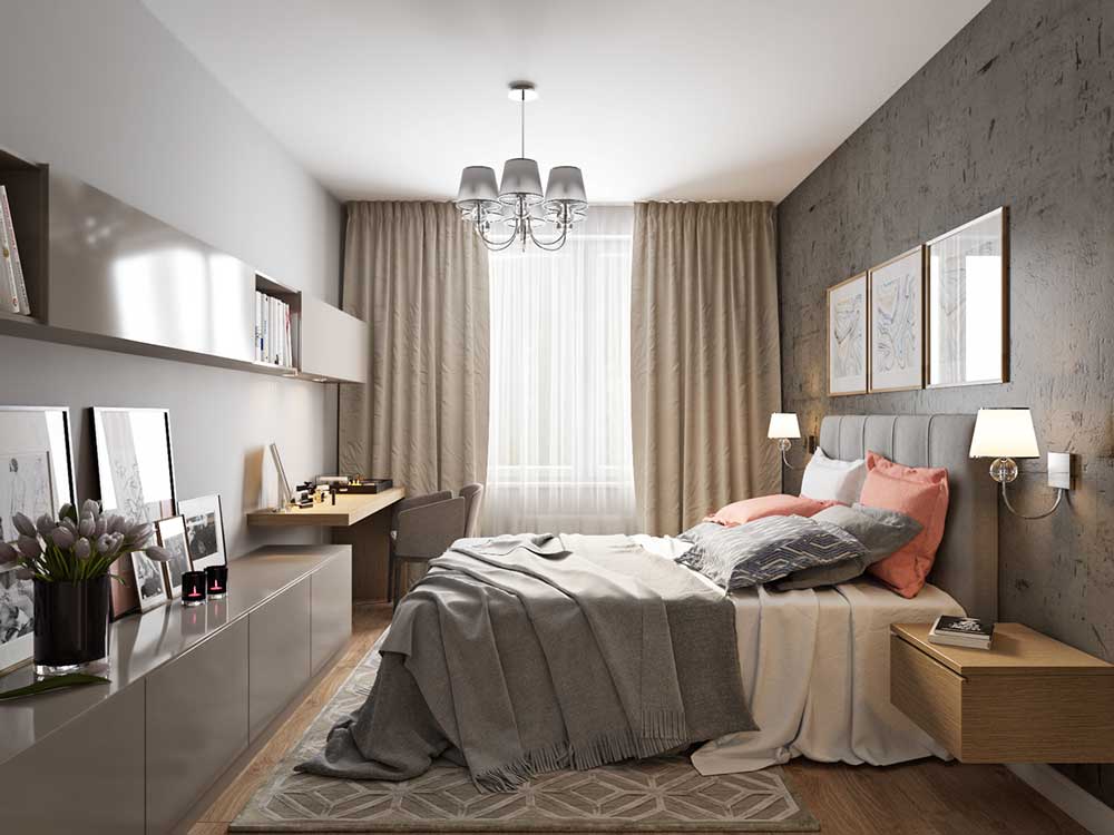 Спальня 13 кв. м. — 110 фото уютных и стильных проектов и сочетаний