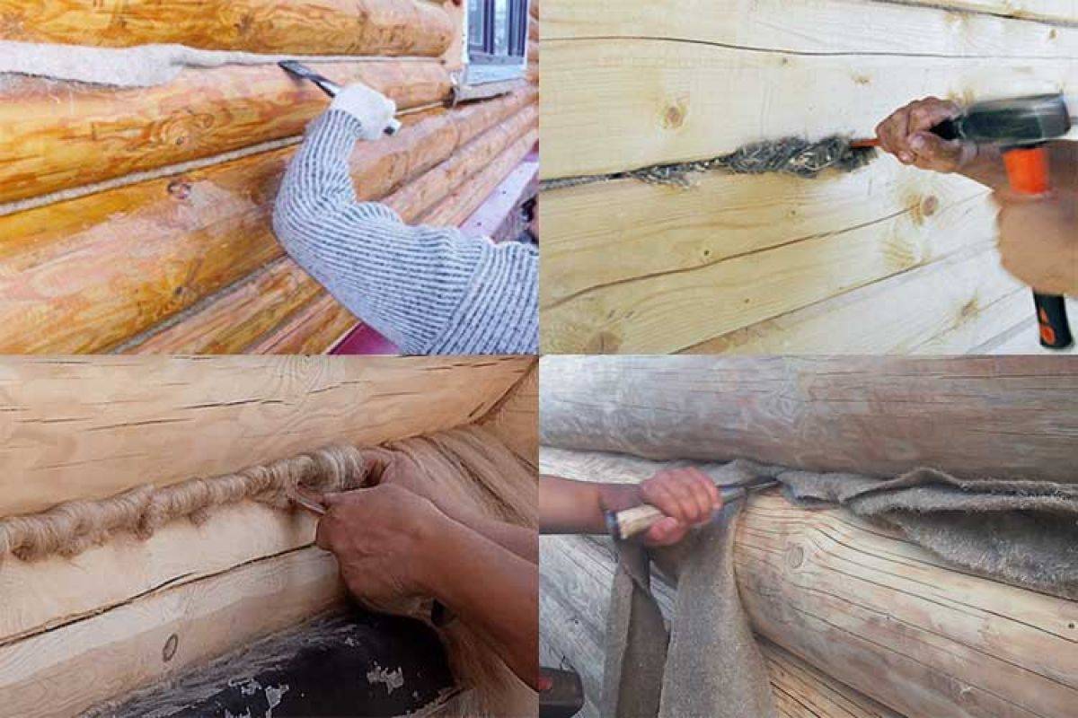 Отделка швов в деревянном доме