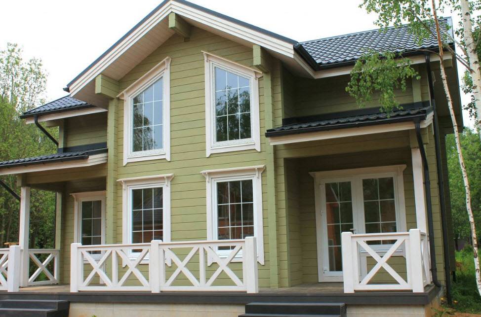 Покраска дома снаружи: чем покрасить деревянный дом (выбираем краску)