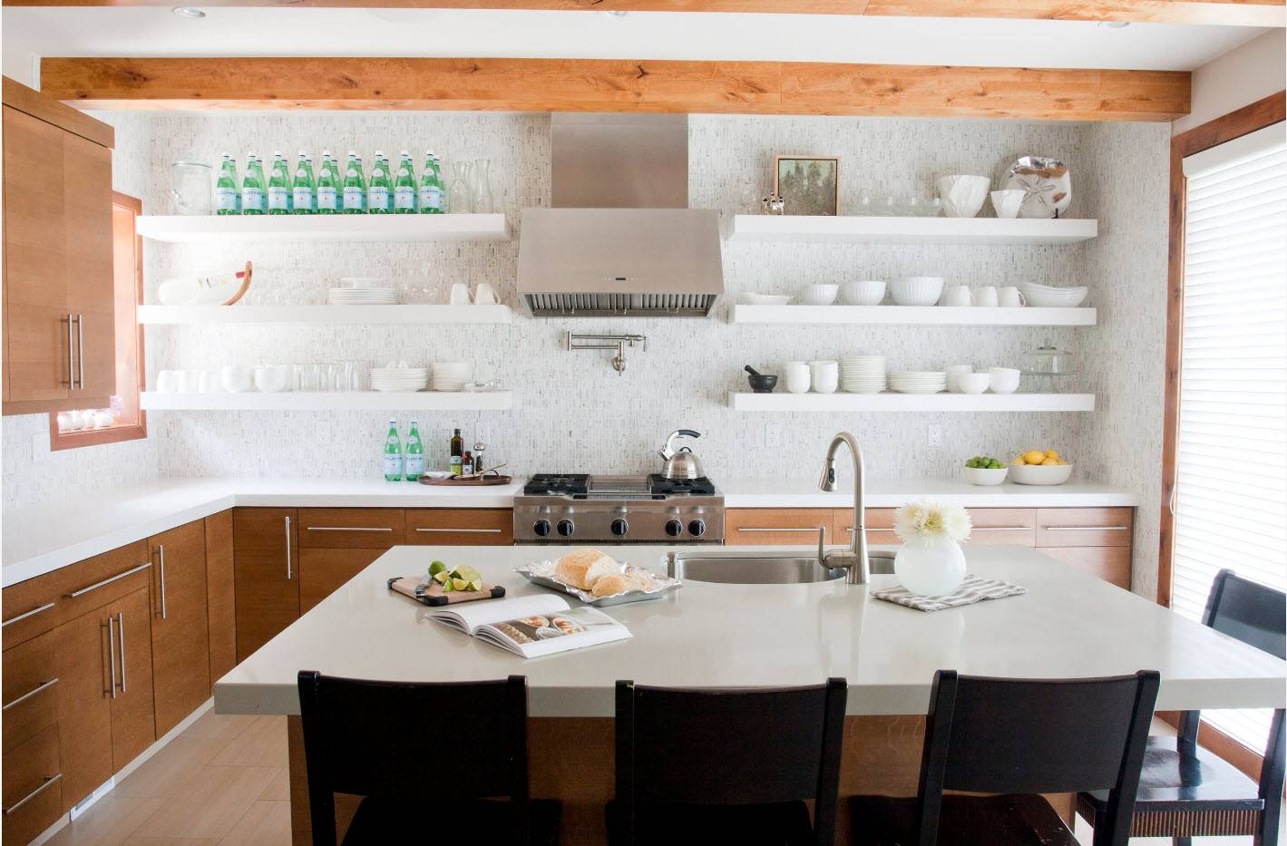 Полочки на стену для кухни: выбор материала, стиля полки. как сделать полку для кухни самому и повесить над столом