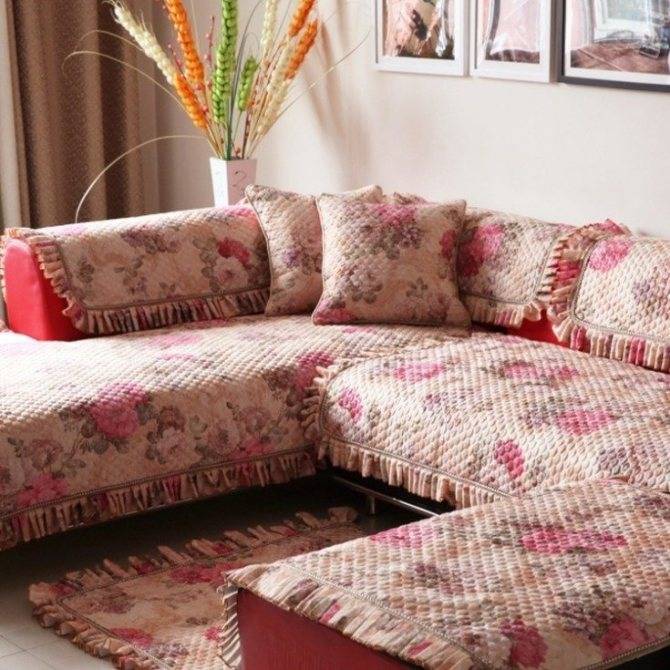 Чехол на диван и кресла универсальный и на резинке - как сшить своими руками по выкройкам или на заказ
