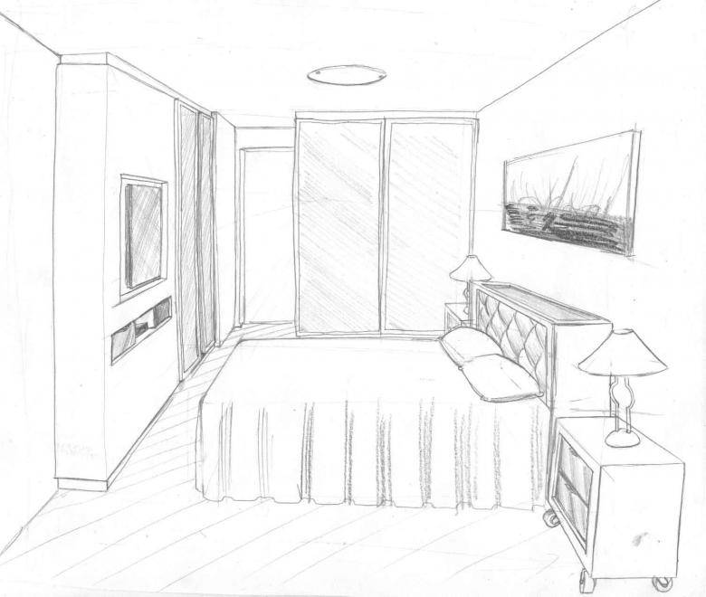 Рисунок комнаты карандашом для детей: рисунок моя комната карандашом для детей —  