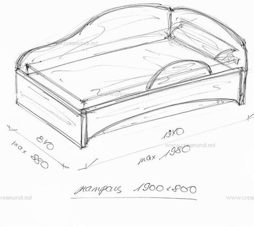 10 чертежей с размерами – кроватка домик для детей