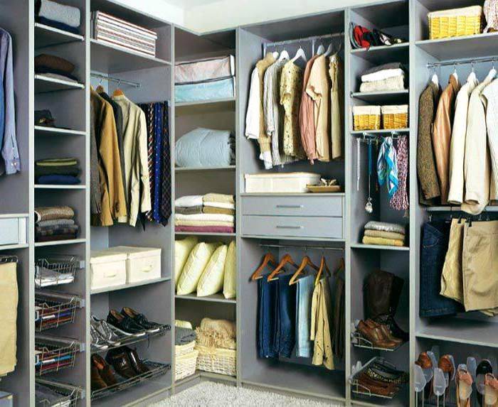 Стеллажи для гардеробной комнаты: система шкафов, модули в леруа мерлен, металлический своими руками для хранения