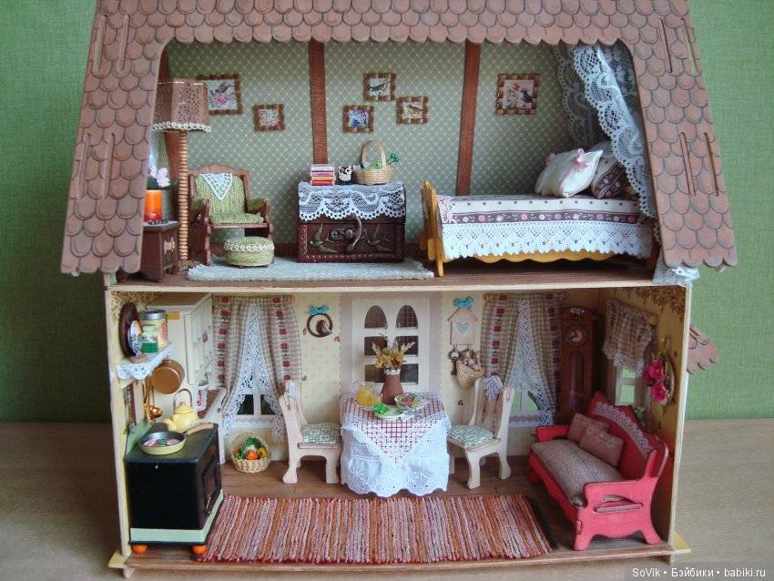 Дом для кукол своими руками из картона, из коробок, из фанеры. как сделать кукольный домик своими руками. в статье вы найдете чертежи и мастер-классы по изготовлению домиков для кукол своими руками.