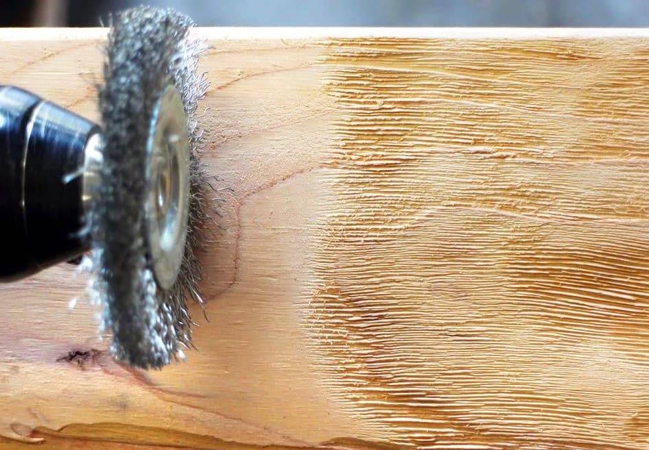 Браширование древесины — обработка своими руками. фото и тонкости техники работы с древесиной
