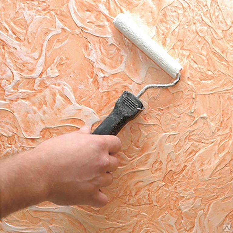 Фактурная краска для стен и особенности ее применения