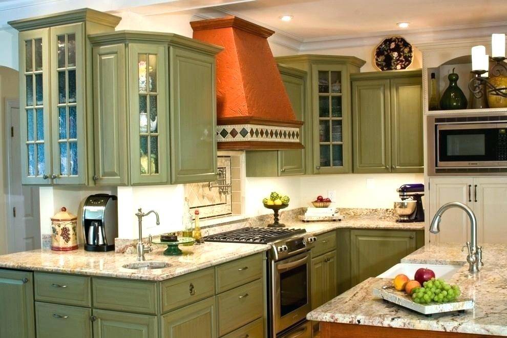 Дизайн кухни оливкового цвета - успешные сочетания цветов, интересные идеи, фото подборка