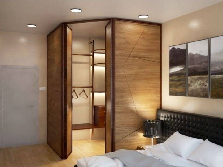 Угловой шкаф в спальню: дизайн-идеи, маленькие и большие, черные и белые