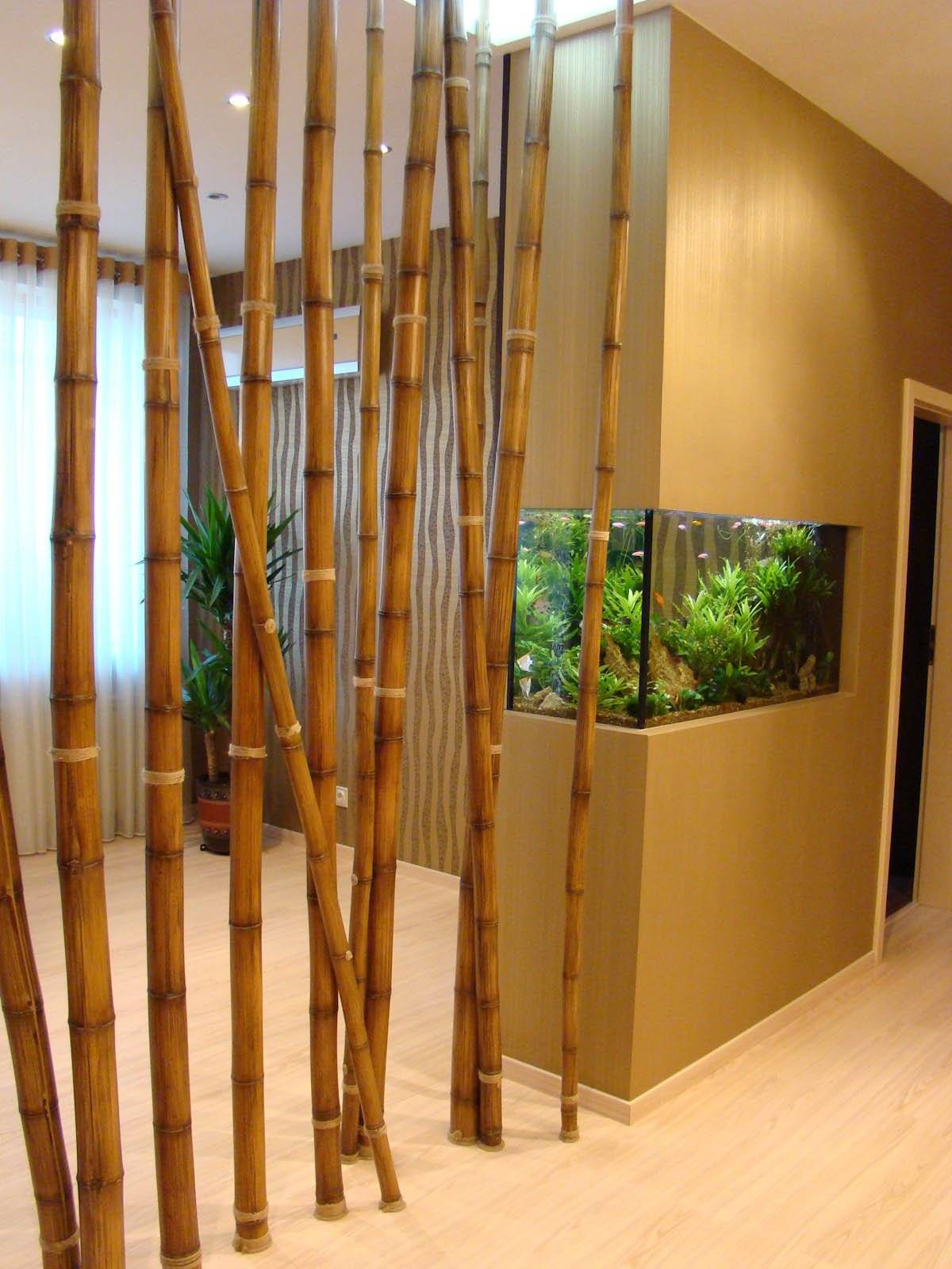 Как использовать бамбук в интерьере?