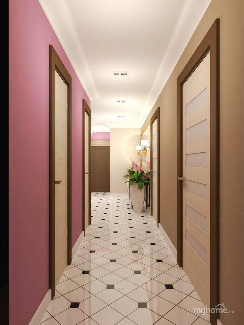 Плитка на пол в коридоре: 55 практичных идей дизайна