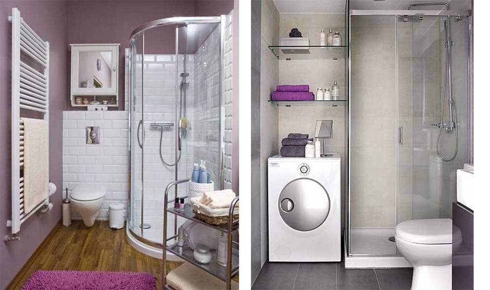 Ванная комната с душевой кабиной  - 5 основных стилей и множество идей