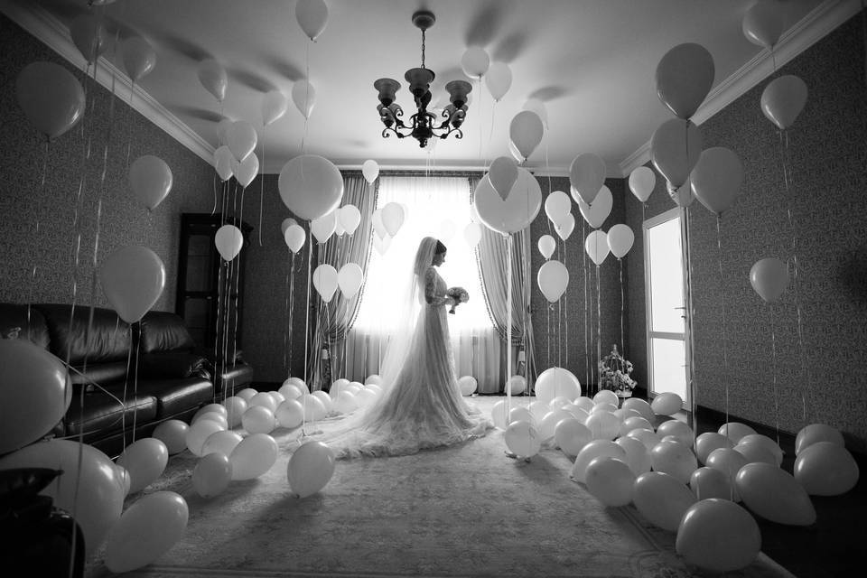 Оформление зала на свадьбу своими руками: фото идеи. Как украсить комнату невесты перед свадьбой. фото обзор