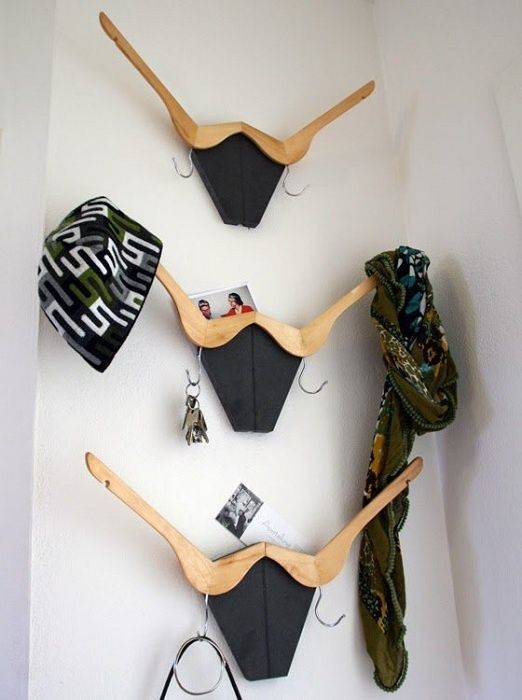 Вешалка своими руками - 101 фото идея самодельной напольной и настенной вешалки из дерева