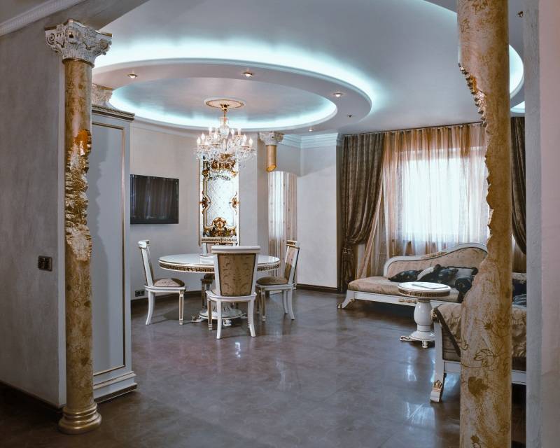 Колонны в интерьере квартиры, классические и современные элементы отделки и красивое декорирование