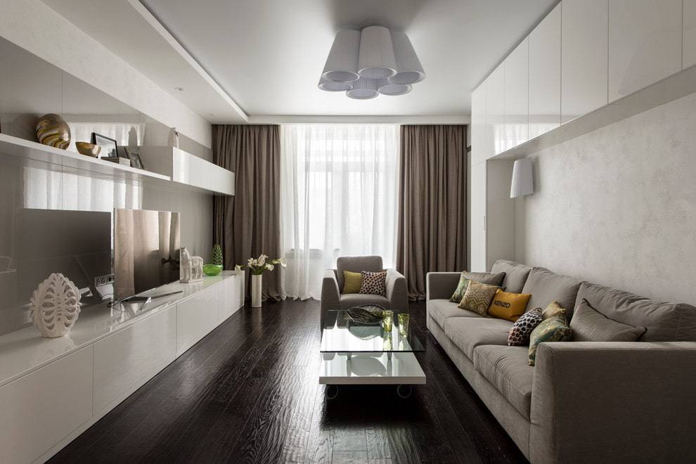Дизайн интерьера гостиной 20 кв м (90 фото) — зонирование комнаты