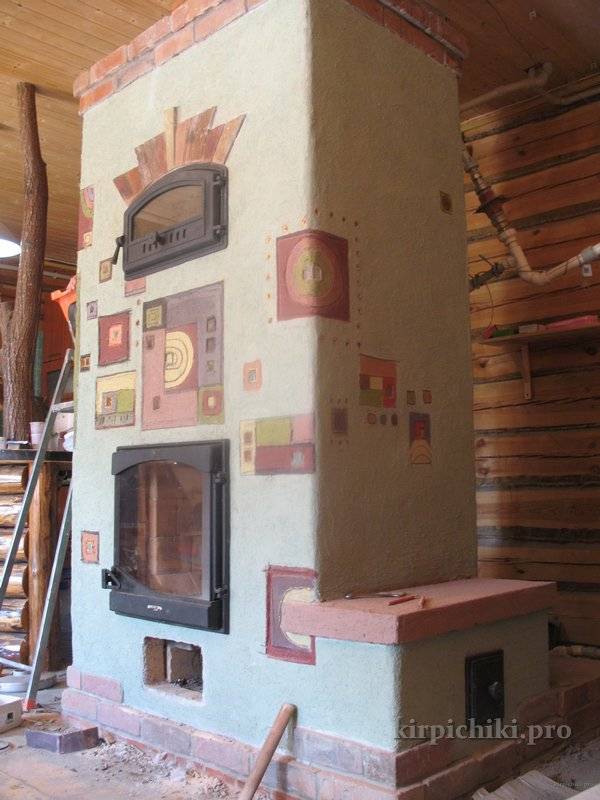 Чем покрасить печь из кирпича в доме: разновидности красок, способы нанесения